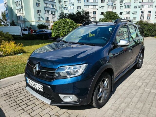 Синій Рено Сандеро, об'ємом двигуна 1.5 л та пробігом 49 тис. км за 11900 $, фото 1 на Automoto.ua