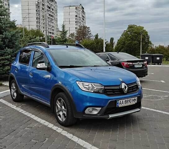 Синий Рено Сандеро, объемом двигателя 1.46 л и пробегом 62 тыс. км за 12500 $, фото 1 на Automoto.ua