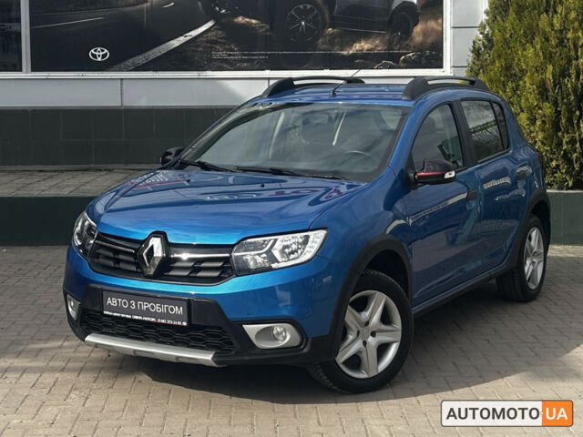 Синий Рено Сандеро, объемом двигателя 1.5 л и пробегом 116 тыс. км за 9815 $, фото 1 на Automoto.ua