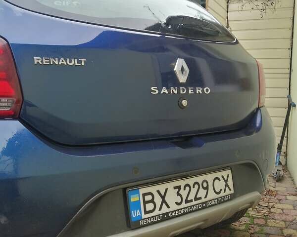 Синій Рено Сандеро, об'ємом двигуна 0.9 л та пробігом 21 тис. км за 11900 $, фото 1 на Automoto.ua