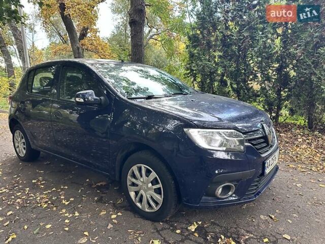 Синий Рено Сандеро, объемом двигателя 1.46 л и пробегом 35 тыс. км за 9200 $, фото 1 на Automoto.ua