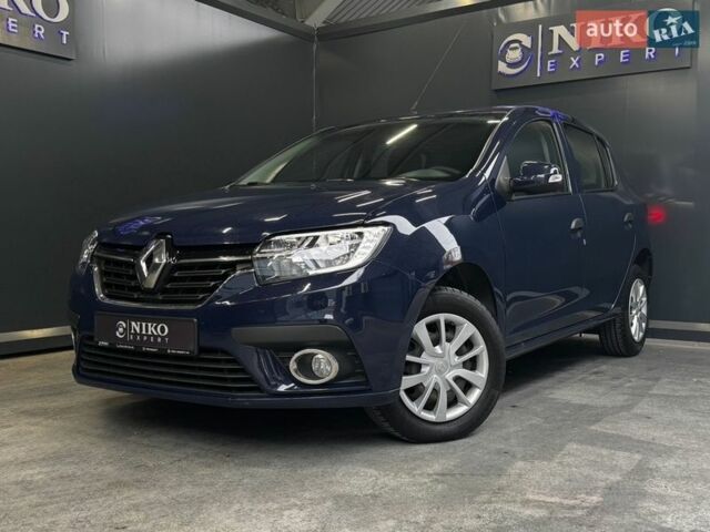Синий Рено Сандеро, объемом двигателя 1.5 л и пробегом 87 тыс. км за 9000 $, фото 1 на Automoto.ua