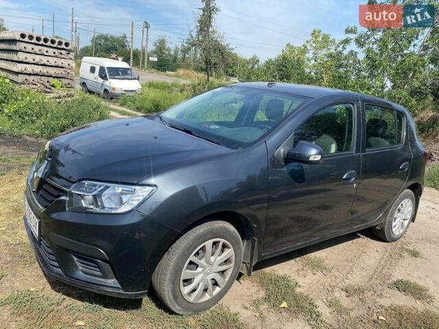 Синий Рено Сандеро, объемом двигателя 0.9 л и пробегом 38 тыс. км за 10800 $, фото 1 на Automoto.ua