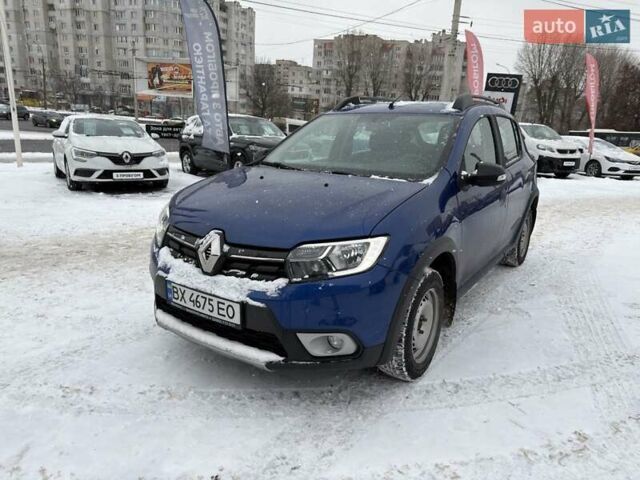 Синий Рено Сандеро, объемом двигателя 0.9 л и пробегом 20 тыс. км за 11900 $, фото 1 на Automoto.ua