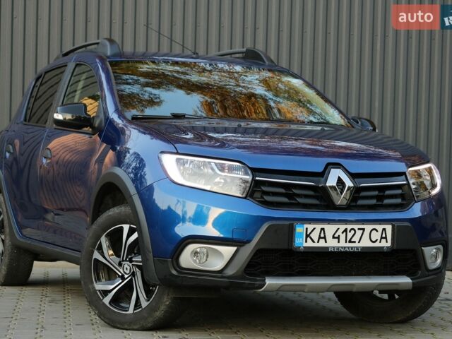 Синий Рено Сандеро, объемом двигателя 1.46 л и пробегом 65 тыс. км за 11900 $, фото 1 на Automoto.ua