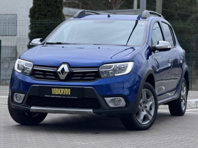 Синий Рено Сандеро, объемом двигателя 0.9 л и пробегом 75 тыс. км за 11300 $, фото 1 на Automoto.ua