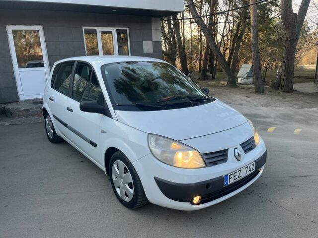 Білий Рено Сценік II, об'ємом двигуна 1.9 л та пробігом 232 тис. км за 1900 $, фото 1 на Automoto.ua
