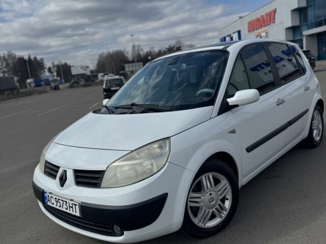 Белый Рено Сценик II, объемом двигателя 2 л и пробегом 260 тыс. км за 3800 $, фото 1 на Automoto.ua