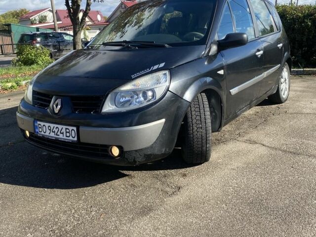 Черный Рено Сценик II, объемом двигателя 1.9 л и пробегом 258 тыс. км за 3400 $, фото 1 на Automoto.ua
