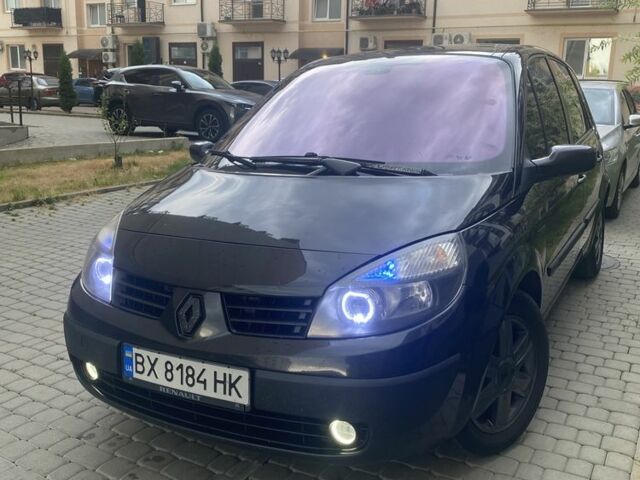 Чорний Рено Сценік II, об'ємом двигуна 1.6 л та пробігом 276 тис. км за 4500 $, фото 1 на Automoto.ua