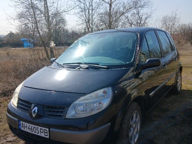 Черный Рено Сценик II, объемом двигателя 1.6 л и пробегом 216 тыс. км за 6000 $, фото 1 на Automoto.ua
