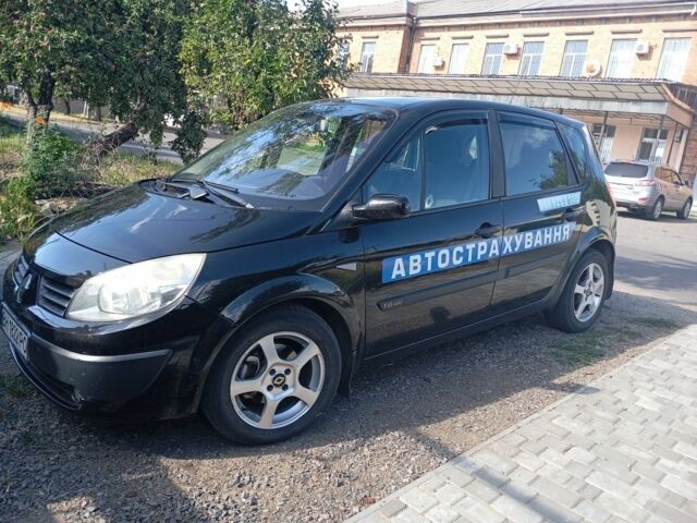 Черный Рено Сценик II, объемом двигателя 1.6 л и пробегом 199 тыс. км за 4500 $, фото 1 на Automoto.ua