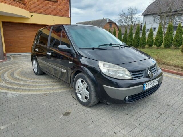 Черный Рено Сценик II, объемом двигателя 1.6 л и пробегом 250 тыс. км за 3700 $, фото 1 на Automoto.ua