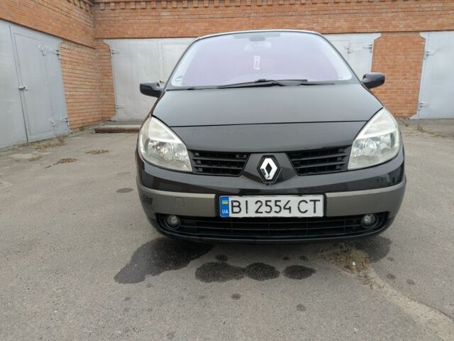Черный Рено Сценик II, объемом двигателя 1.6 л и пробегом 194 тыс. км за 5500 $, фото 1 на Automoto.ua