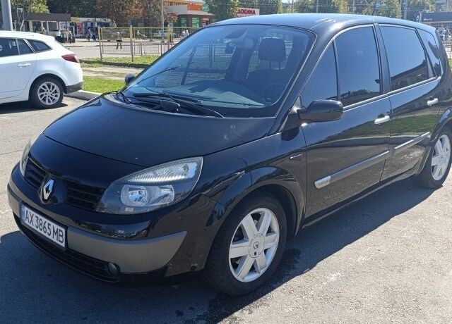 Черный Рено Сценик II, объемом двигателя 1.6 л и пробегом 276 тыс. км за 4700 $, фото 1 на Automoto.ua
