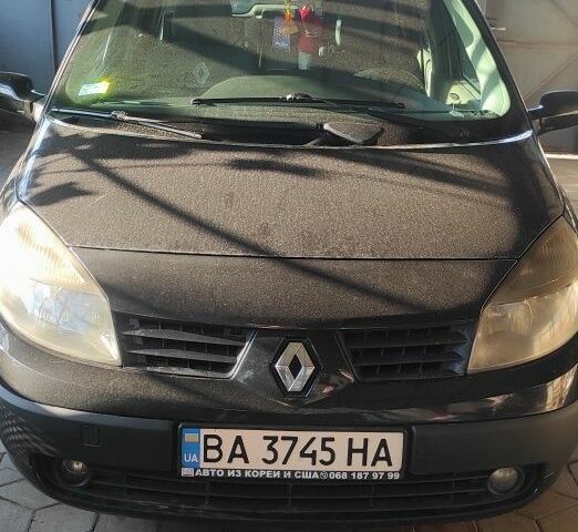 Черный Рено Сценик II, объемом двигателя 1.9 л и пробегом 275 тыс. км за 4100 $, фото 1 на Automoto.ua