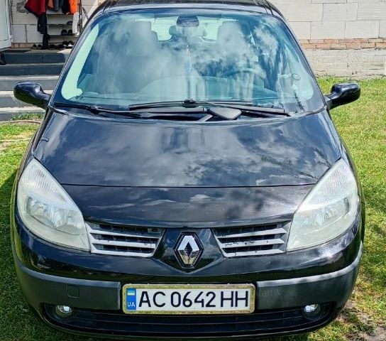 Черный Рено Сценик II, объемом двигателя 1.6 л и пробегом 245 тыс. км за 4599 $, фото 1 на Automoto.ua