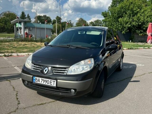 Черный Рено Сценик II, объемом двигателя 2 л и пробегом 189 тыс. км за 5000 $, фото 1 на Automoto.ua