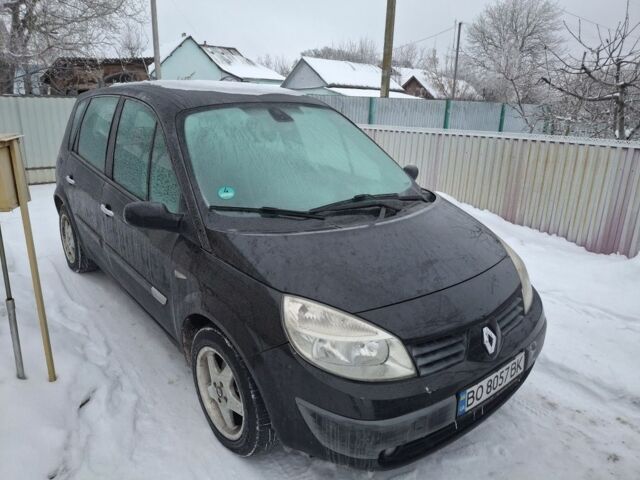 Чорний Рено Сценік II, об'ємом двигуна 1.6 л та пробігом 290 тис. км за 4400 $, фото 1 на Automoto.ua
