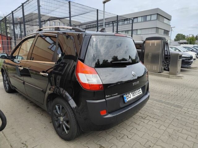 Черный Рено Сценик II, объемом двигателя 1.6 л и пробегом 222 тыс. км за 5300 $, фото 1 на Automoto.ua