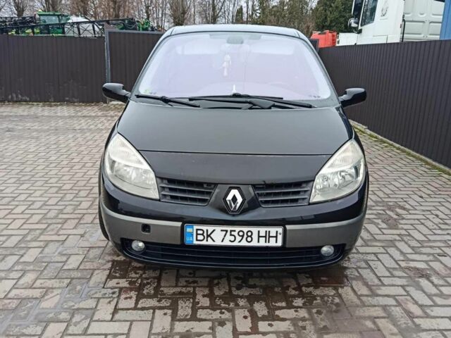 Чорний Рено Сценік II, об'ємом двигуна 1.6 л та пробігом 243 тис. км за 4600 $, фото 1 на Automoto.ua