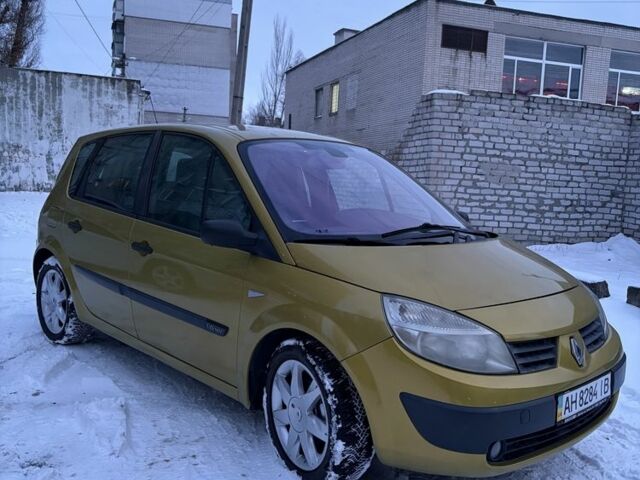 Жовтий Рено Сценік II, об'ємом двигуна 1.6 л та пробігом 230 тис. км за 4800 $, фото 1 на Automoto.ua