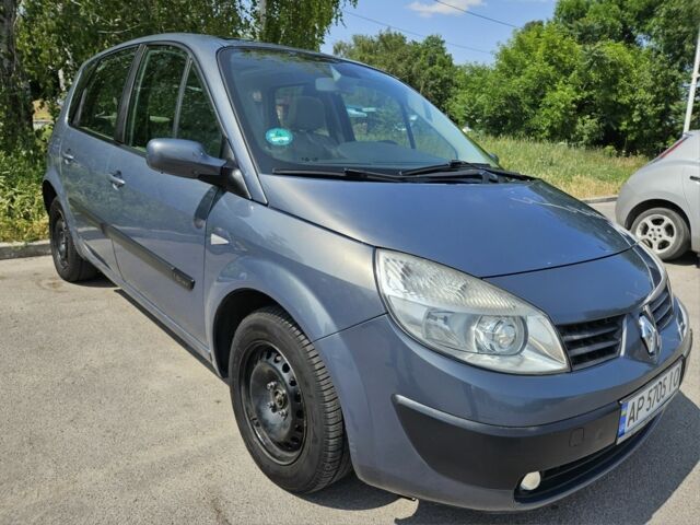 Сірий Рено Сценік II, об'ємом двигуна 1.6 л та пробігом 280 тис. км за 4900 $, фото 1 на Automoto.ua