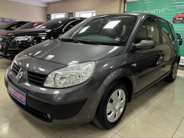Сірий Рено Сценік II, об'ємом двигуна 1.6 л та пробігом 243 тис. км за 4800 $, фото 1 на Automoto.ua