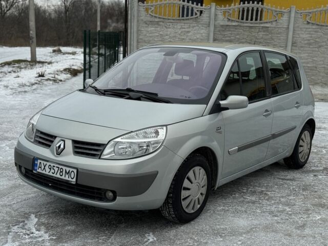 Сірий Рено Сценік II, об'ємом двигуна 1.6 л та пробігом 214 тис. км за 4350 $, фото 1 на Automoto.ua