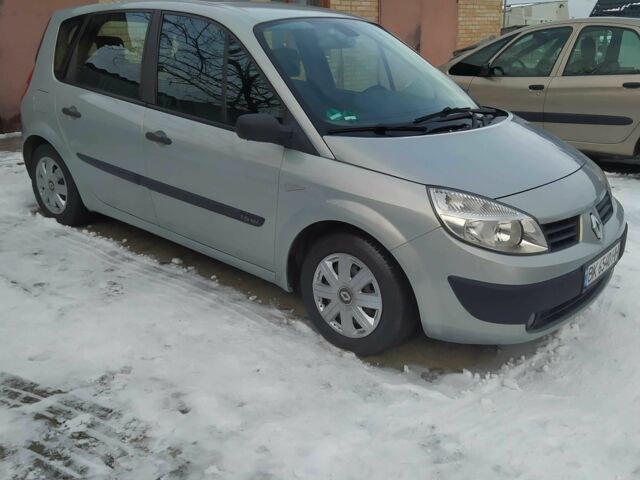 Серый Рено Сценик II, объемом двигателя 1.6 л и пробегом 185 тыс. км за 3500 $, фото 1 на Automoto.ua