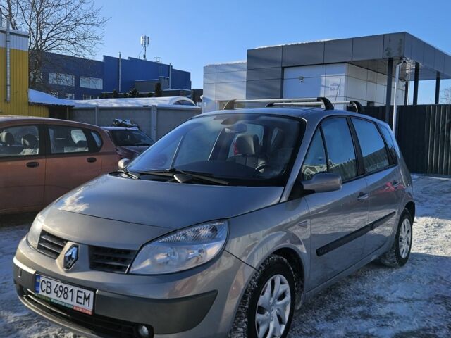 Серый Рено Сценик II, объемом двигателя 1.6 л и пробегом 172 тыс. км за 3900 $, фото 1 на Automoto.ua