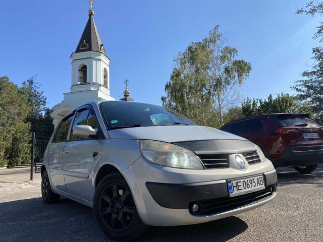 Сірий Рено Сценік II, об'ємом двигуна 1.6 л та пробігом 175 тис. км за 3609 $, фото 1 на Automoto.ua