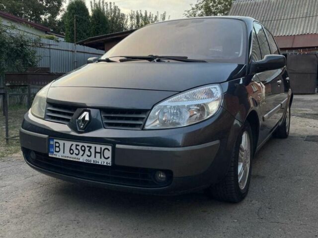 Серый Рено Сценик II, объемом двигателя 1.6 л и пробегом 291 тыс. км за 4900 $, фото 1 на Automoto.ua
