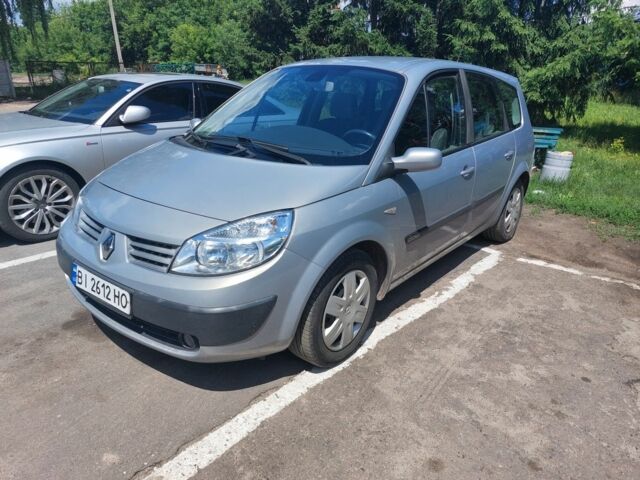 Сірий Рено Сценік II, об'ємом двигуна 2 л та пробігом 255 тис. км за 3550 $, фото 1 на Automoto.ua