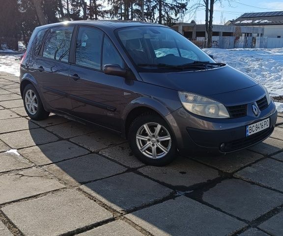 Сірий Рено Сценік II, об'ємом двигуна 1.6 л та пробігом 238 тис. км за 3600 $, фото 1 на Automoto.ua