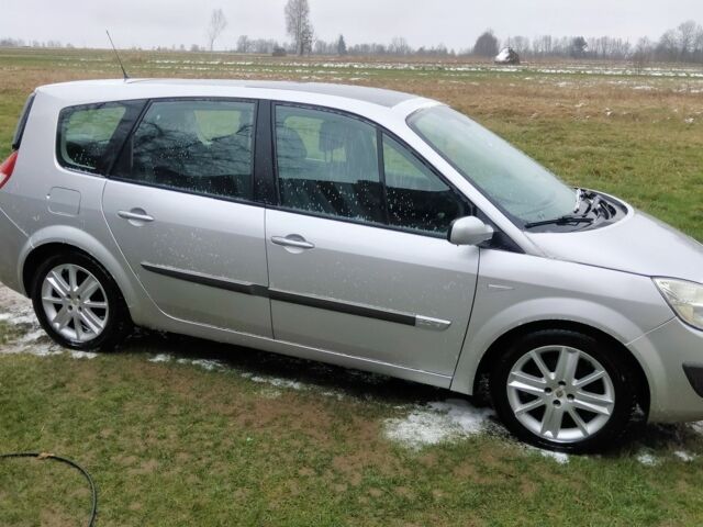 Серый Рено Сценик II, объемом двигателя 2 л и пробегом 215 тыс. км за 5950 $, фото 1 на Automoto.ua