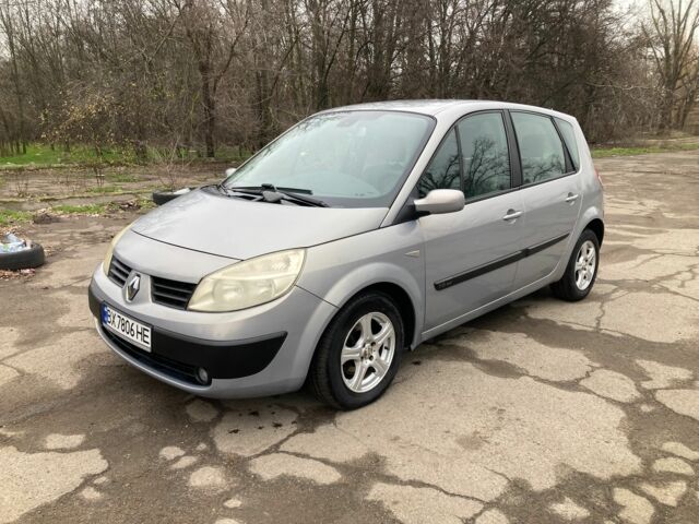 Серый Рено Сценик II, объемом двигателя 1.6 л и пробегом 207 тыс. км за 4200 $, фото 1 на Automoto.ua