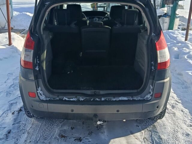 Сірий Рено Сценік II, об'ємом двигуна 1.6 л та пробігом 260 тис. км за 4600 $, фото 1 на Automoto.ua