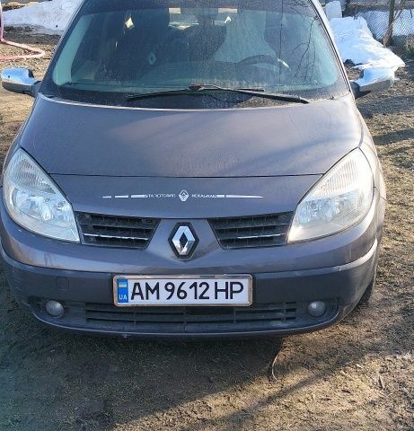 Серый Рено Сценик II, объемом двигателя 1.6 л и пробегом 20 тыс. км за 3999 $, фото 1 на Automoto.ua