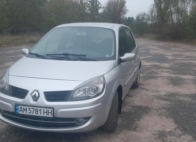 Сірий Рено Сценік II, об'ємом двигуна 1.6 л та пробігом 199 тис. км за 4900 $, фото 1 на Automoto.ua