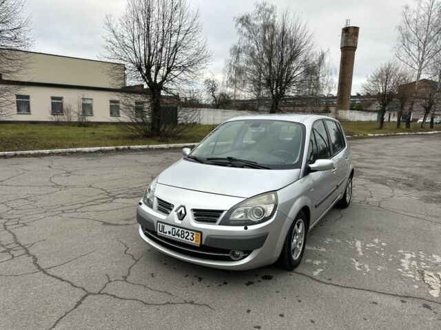 Сірий Рено Сценік II, об'ємом двигуна 1.6 л та пробігом 230 тис. км за 4600 $, фото 1 на Automoto.ua