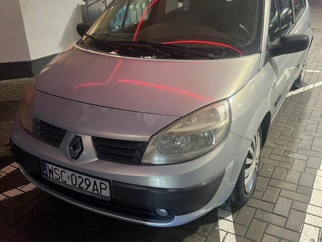 Серый Рено Сценик II, объемом двигателя 1.9 л и пробегом 300 тыс. км за 1500 $, фото 1 на Automoto.ua