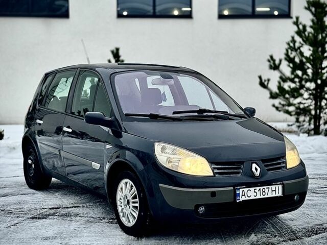 Сірий Рено Сценік II, об'ємом двигуна 1.6 л та пробігом 220 тис. км за 4000 $, фото 1 на Automoto.ua