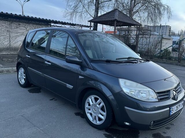 Сірий Рено Сценік II, об'ємом двигуна 1.6 л та пробігом 247 тис. км за 6200 $, фото 1 на Automoto.ua