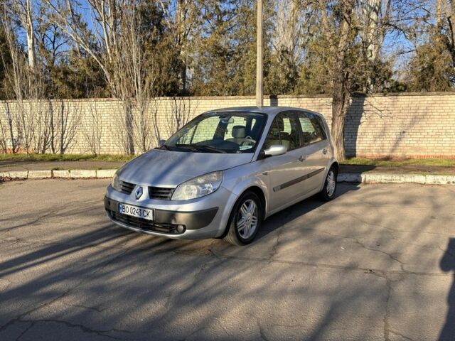 Серый Рено Сценик II, объемом двигателя 1.9 л и пробегом 320 тыс. км за 3850 $, фото 1 на Automoto.ua