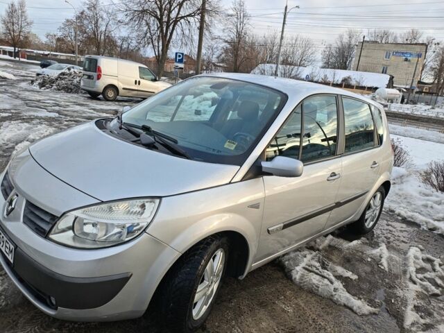 Сірий Рено Сценік II, об'ємом двигуна 1.6 л та пробігом 156 тис. км за 5999 $, фото 1 на Automoto.ua