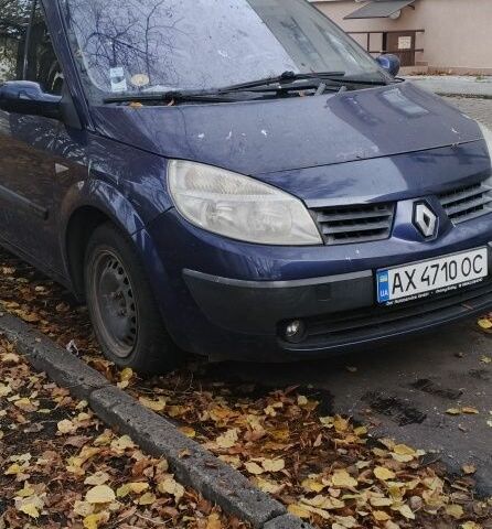 Синій Рено Сценік II, об'ємом двигуна 1.6 л та пробігом 210 тис. км за 3900 $, фото 1 на Automoto.ua