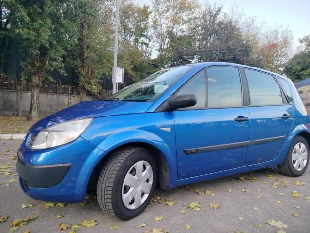 Синий Рено Сценик II, объемом двигателя 1.6 л и пробегом 230 тыс. км за 4300 $, фото 1 на Automoto.ua