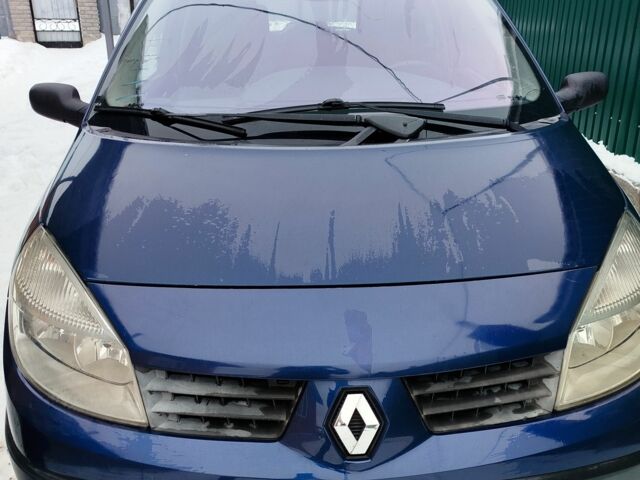 Синий Рено Сценик II, объемом двигателя 1.6 л и пробегом 242 тыс. км за 3500 $, фото 1 на Automoto.ua