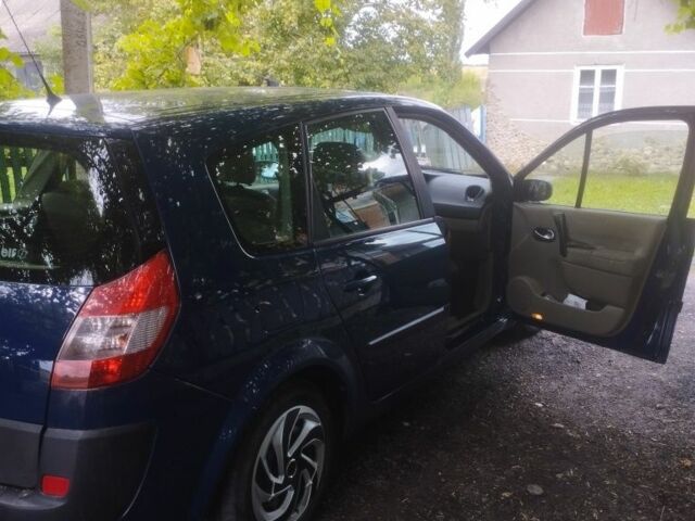 Синий Рено Сценик II, объемом двигателя 1.6 л и пробегом 230 тыс. км за 3500 $, фото 1 на Automoto.ua